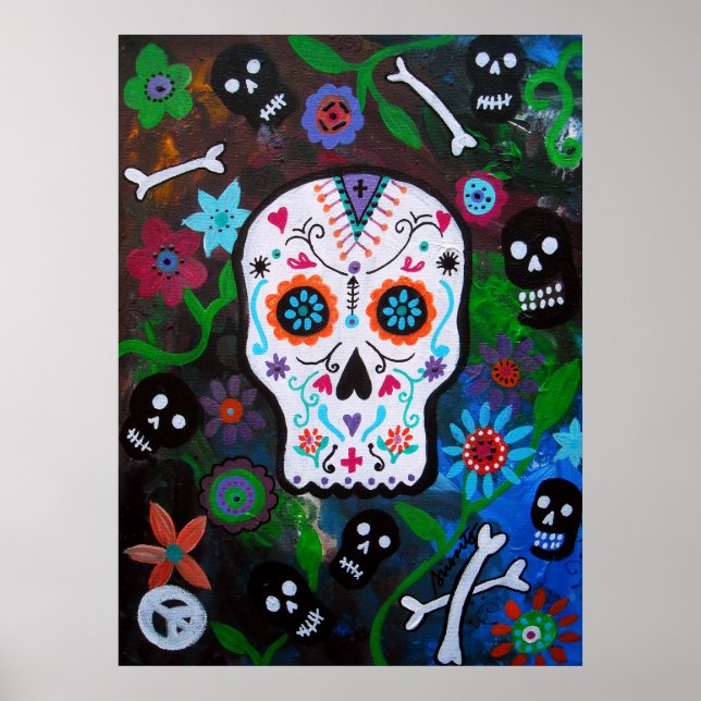 DIA DE LOS MUERTOS ZUCKERPOSTER POSTER (Vorne)