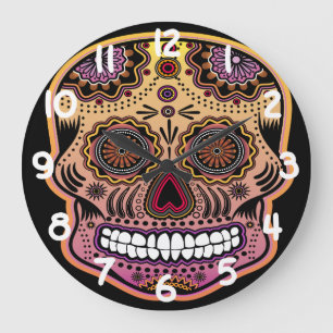 Dia de los mutes große wanduhr