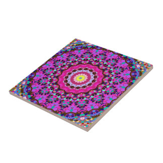 Dia de los Wild Colors Kaleidoskop Fliese