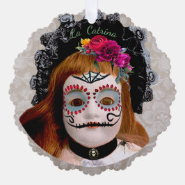 Dia de Muertos Doll Ornament Card Karte