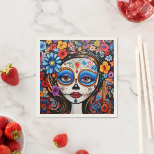 Dia de Muertos ☠️ La Calavera Catrina Serviette