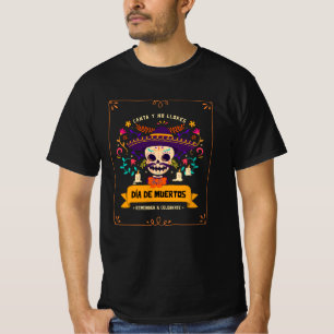Dia de muertos Skull-Tag der Toten T-Shirt