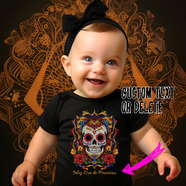 Dia de Muertos ☠️ Sugar Skull Baby Strampler