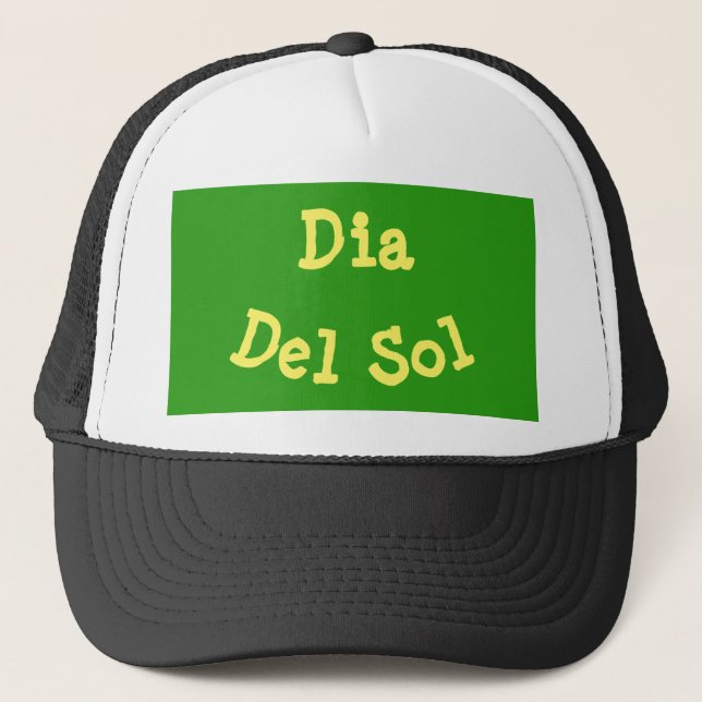 Dia Del Sol Trucker Hat Truckerkappe (Vorderseite)