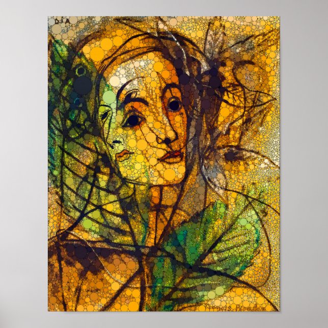 Dia, Unendlichkeit Punkte nach Francis Picabia Poster (Vorne)