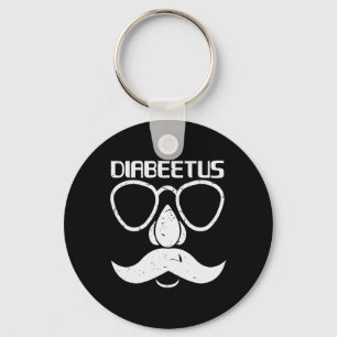Diabeetus Beard Diabetes Awareness Geschenk Schlüsselanhänger