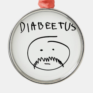 Diabeetus (Skizze-Version) Ornament Aus Metall