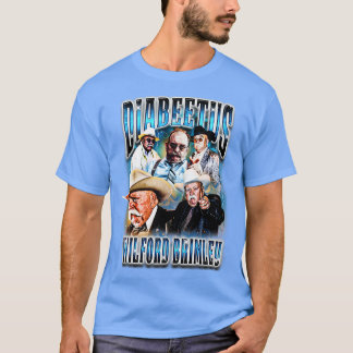 Diabeetus Wilford Brimley 90er Bootleg Hip Hop T-Shirt