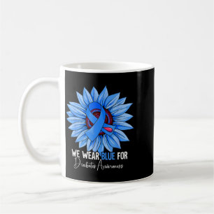 Diabetes-Aufklärungs-Grafik Kaffeetasse
