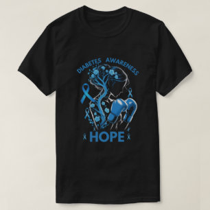 Diabetes-Aufklärungsmonat – Hoffnung und Unterstüt T-Shirt