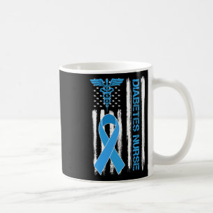Diabetes Awareness American Flag Diabetes Nururure Kaffeetasse
