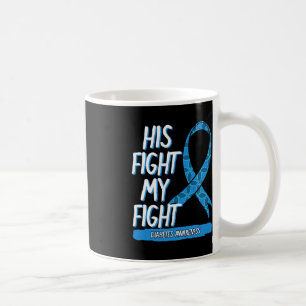 Diabetes Awareness Blue Fight Ribbon DM Diabetiker Kaffeetasse