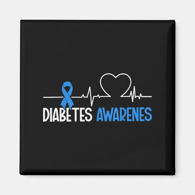 Diabetes Awareness Day World Diabetes Month  Magnet (Vorne)