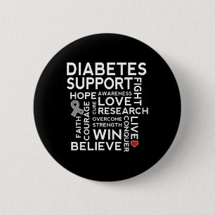 Diabetes Awareness (Diabetes-Bewusstsein) Monatsar Button