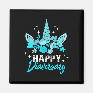 Diabetes Awareness Happy Diaversary Niedlich T Magnet