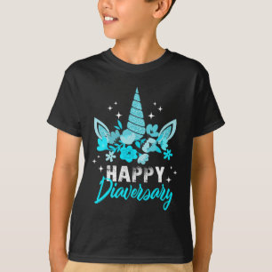 Diabetes Awareness Happy Diaversary Niedlich T T-Shirt