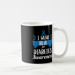 Diabetes Awareness Monat I Tragen Blue T1 T2 Kaffeetasse