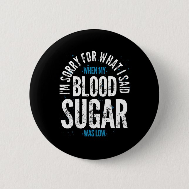 Diabetes Awareness Monatsdiabetic Fun Diabetes Awa Button (Vorderseite)