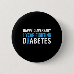 Diabetes Awareness Pub für ein Diabetes Typ 1 Button