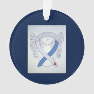 Diabetes Awareness Ribbon IDDM Angel Ornamente