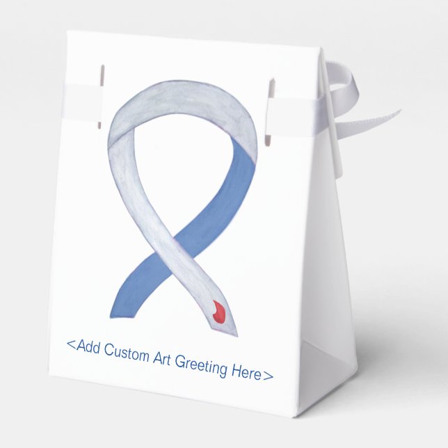 Diabetes Awareness Ribbon IDDM Gastgeschenk Boxes Geschenkschachtel (Rückseite)