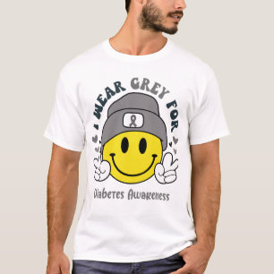 Diabetes Awareness Ribbon Support Geschenke T-Shirt