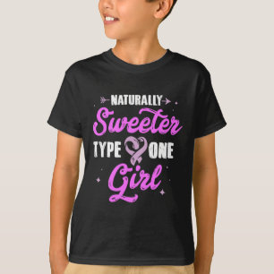 Diabetes Awareness Sweeter Typ 1 Girl Geschenk T-S T-Shirt
