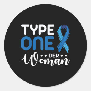 Diabetes Awareness Typ 1 - Diabetiker T1d 2 Runder Aufkleber