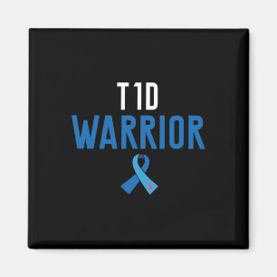 Diabetes Awareness Typ 1 - Diabetischer T1d Warrio Magnet