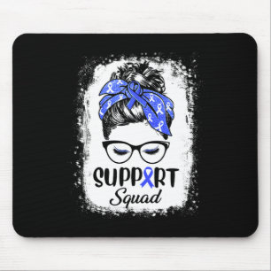 Diabetes Awareness Women konfrontiert Messy Bun Ha Mousepad