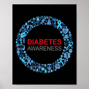 Diabetes Awareness World Diabetes Day Poster