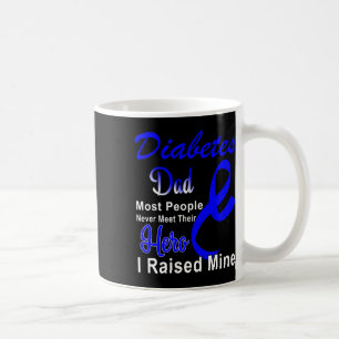 Diabetes-Bewusstsein Dad Blaues Band Typ 1 Eins Zw Kaffeetasse