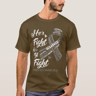Diabetes-Bewusstsein Ihr Kampf ist mein Kampf T-Shirt