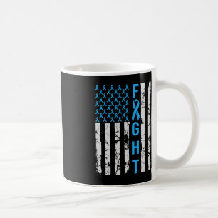 Diabetes-Bewusstsein in der US-Flagge für Typ gest Kaffeetasse