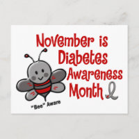 Diabetes-Bewusstsein Monat Bee 1.3