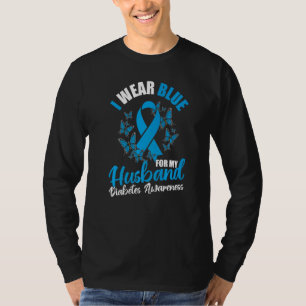 Diabetes-Bewusstsein November Ich Trage Blau Für M T-Shirt