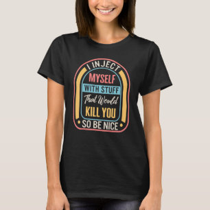 Diabetes-Bewusstsein T1d Insulin Typ 1 abhängig T-Shirt