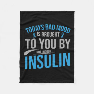 Diabetes-Bewusstsein Typ 1 2 - Diabetiker T1d T2d Fleecedecke