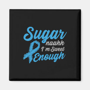 Diabetes-Bewusstsein Typ 1 2 - Diabetiker T1d T2d  Magnet