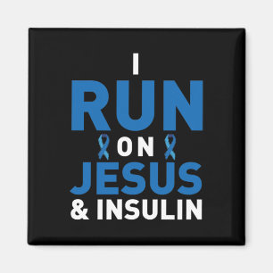Diabetes-Bewusstsein Typ 1 2 - Diabetiker T1D T2D  Magnet