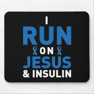 Diabetes-Bewusstsein Typ 1 2 - Diabetiker T1d T2d Mousepad