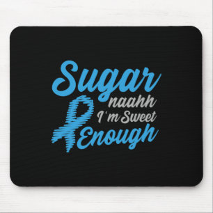 Diabetes-Bewusstsein Typ 1 2 - Diabetiker T1d T2d Mousepad