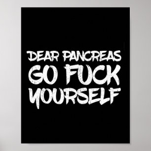 Diabetes-Bewusstsein Typ 1 2 - Diabetiker T1d T2d  Poster