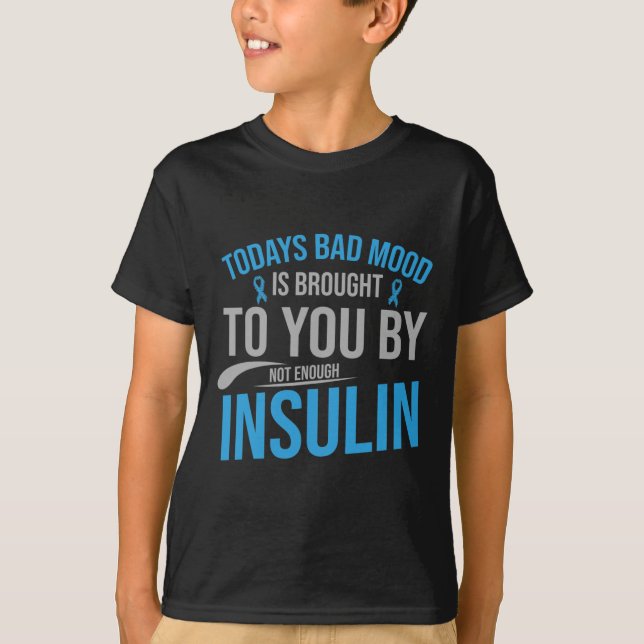 Diabetes-Bewusstsein Typ 1 2 - Diabetiker T1d T2d  T-Shirt (Vorderseite)