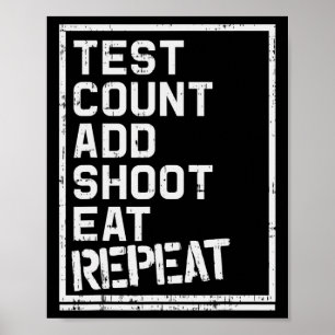 Diabetes-Bewusstsein Typ 1 Diabetiker Test Count R Poster