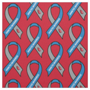 Diabetes-Bewusstseins-Band Stoff