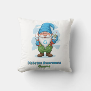 Diabetes-Bewusstseins-Gnom PNG Süßer Diabetes Kissen