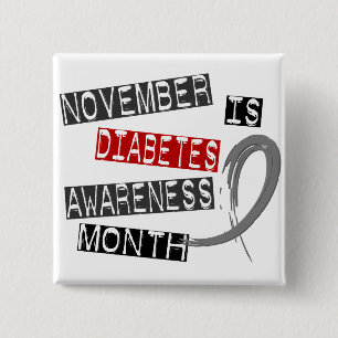 Diabetes-Bewusstseins-Monat L1 Button