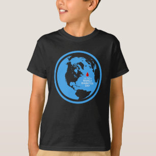 Diabetes-Bewusstseins-Weltdiabetes-Tag am 14. T-Shirt