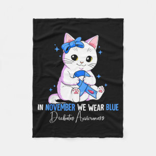 Diabetes-Bewusstseinsdesign 17 Fleecedecke